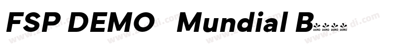 FSP DEMO   Mundial B字体转换